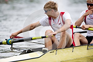 Adjusting oars