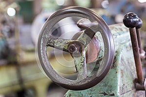 Adjustment wheel of lathe machine