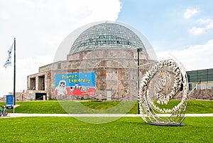 Adler Planetarium, located at the shore of Lake Michigan in Chicago.