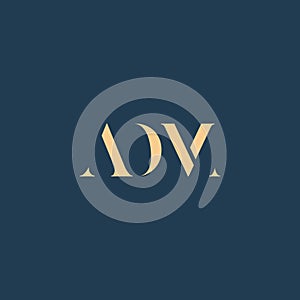 ADM abstract letter logo design