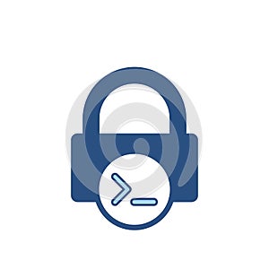 Admin console input lock office icon