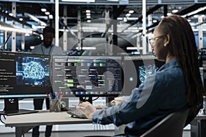 Admin in data center using artificial intelligence computing