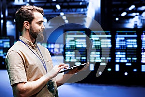 Admin preventing server security threats