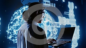 IT admin writing AI script