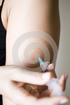 Administer inoculation photo