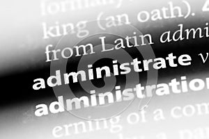 administrate