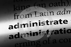 administrate