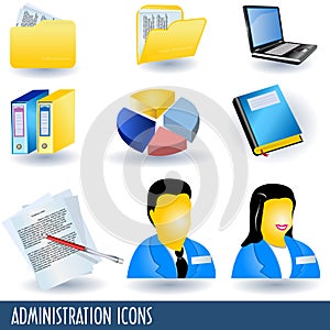 Administration icons photo