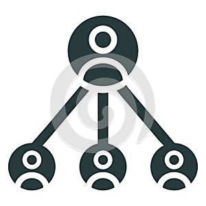 Administration, leadership . .  Vector icon which can easily modify or editable