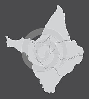 Amapa administrative map photo
