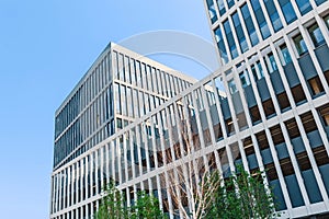 Administrative office building closeup