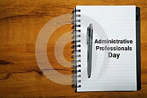 Administrative Professionals Day concept