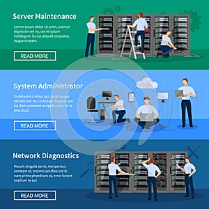 IT Administrator Horizontal Banners