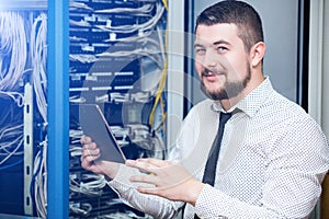 IT administrator at the server