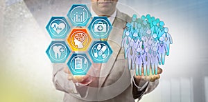 Administrator Using AI In Population Health Study