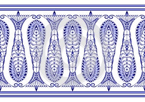 Admirable blue pattern