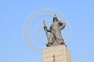 Admiral Yi Su Shin Monument Seoul South Korea