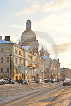 Admiralteysky Prospekt in Saint Petersburg
