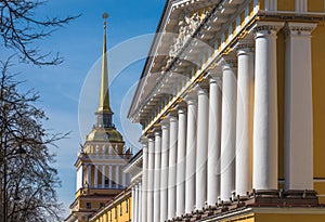 Admiralty building, Saint Petersburg, Russia photo