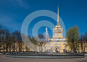 Admiralty building, Saint Petersburg, Russia