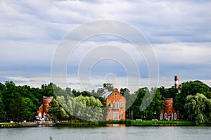 ADMIRALTY is the complex of three pavillions , the desigh of the architect Vasily Neyelov in Catherine Palace , St. Pertersburg