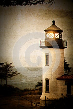 Admiralty Head Lighthouse, Puget Sound, Washington photo