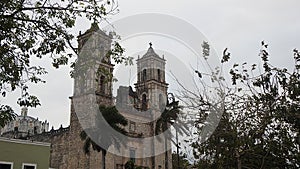 Admire Cahtedral de San Gervasio in Valladolid, Mexico