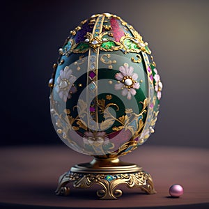 Admire the Opulence of Russian Faberge Eggs with Gold Detailing