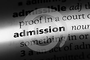 admission