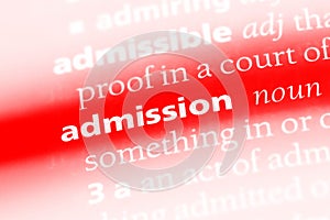 admission