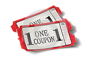 Admission coupon ticket