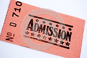 Admission ticket