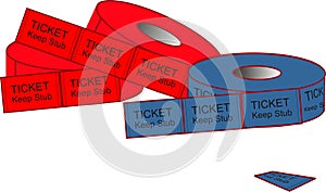 Admission Ticket Illustrations