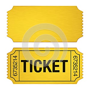 Admission Ticket Isolated