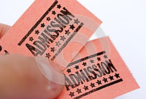 Admission tickets