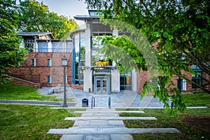 The Admissions Building at Trinity College, in Hartford, Connecticut