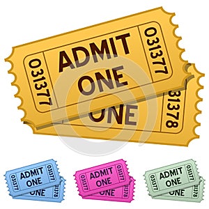 Admit One Cinema Tickets