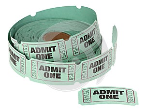 Admit One Roll of Tickets