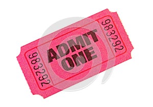 Admit One Ticket