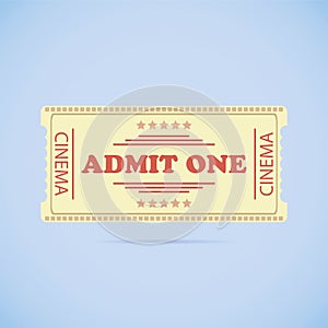 Admit One ticket