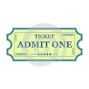 Admit One ticket
