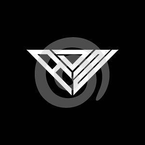 ADN letter logo creative design with vector graphic,