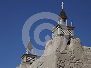 Adobe church, Las Trampas, New Mexico