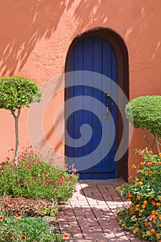 Adobe door photo