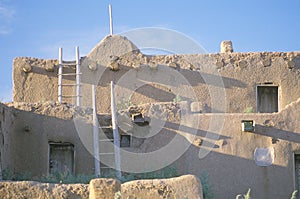 An adobe dwelling, Taos Pueblo, NM