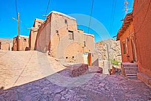 Adobe edifices, Abyaneh, Iran