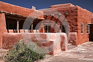 Adobe house, pueblo photo