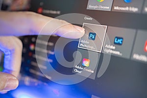 Adobe Photoshop and Adobe Creative Cloud app icons