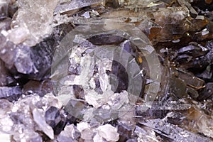Adobe rgb image of purple crystal ore