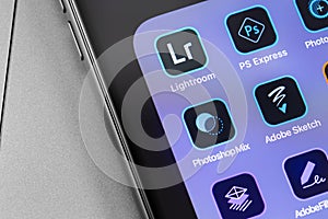 Adobe services apps on the